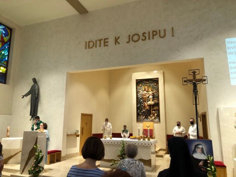 Prvi dan trodnevnice u župi sv. Josipa u Zagrebu