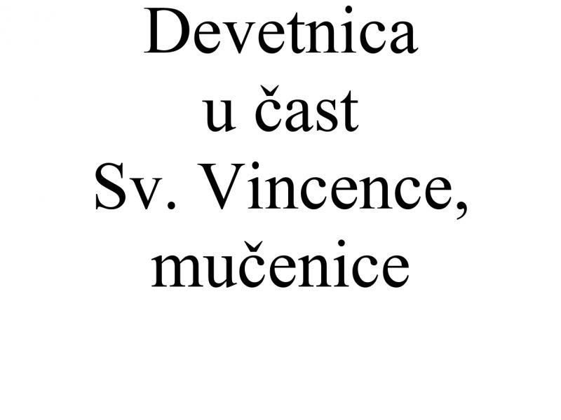 Proslava sv. Vincence