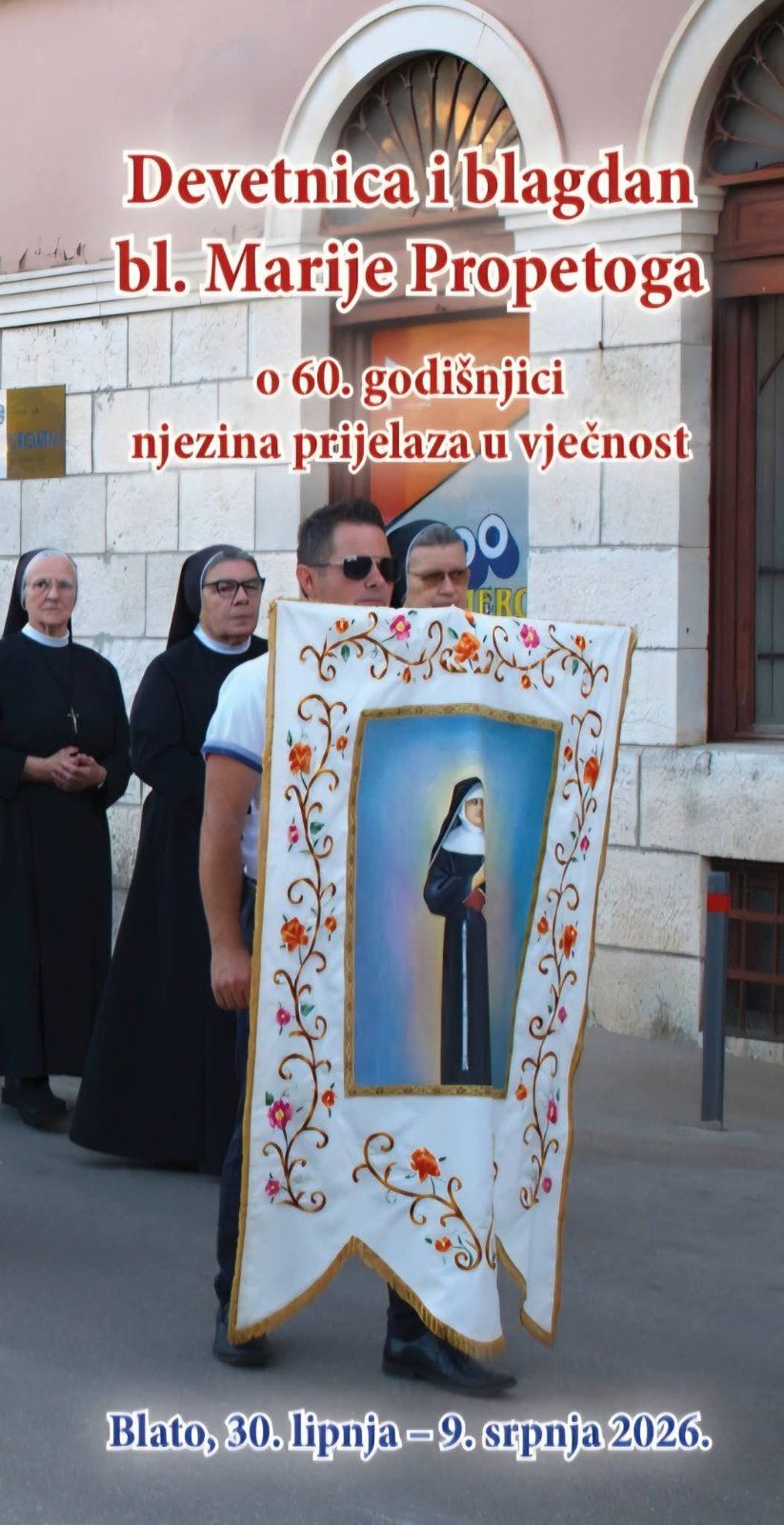Devetnica i proslava blagdana Blažene Marije Propetoga u Blatu na Korčuli