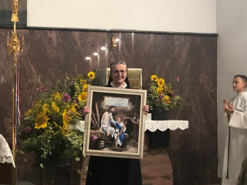 Obiteljska proslava redovničkog posvećenja s. M. Lee Brusač