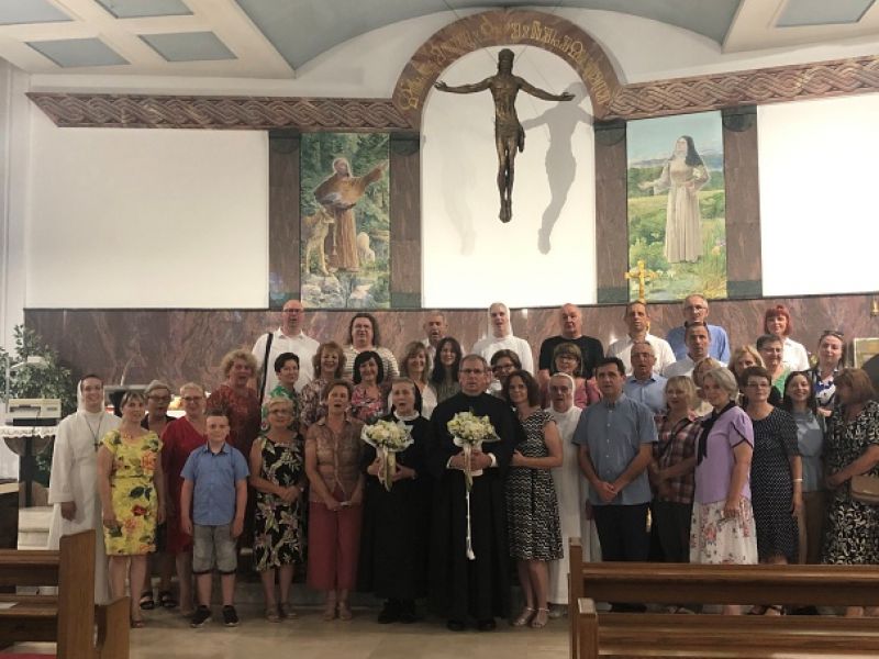 Obiteljska proslava redovničkog posvećenja s. M. Lee Brusač