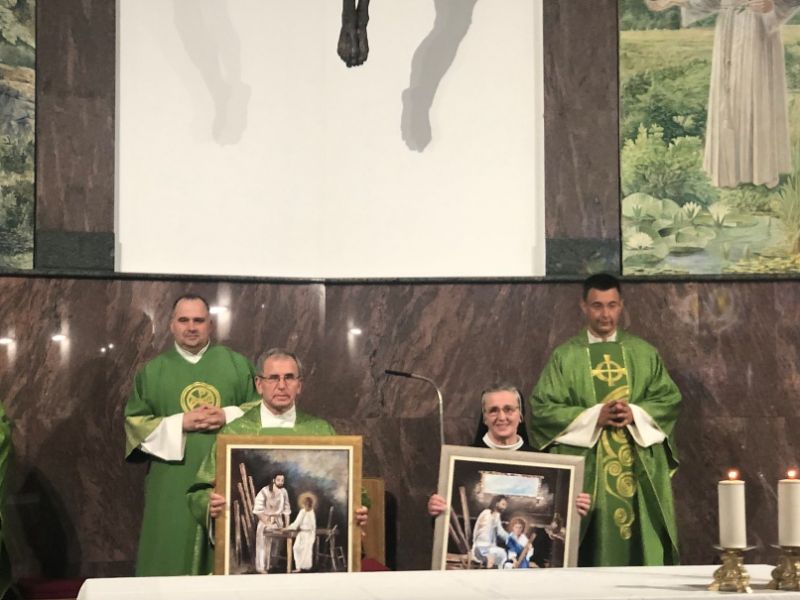 Obiteljska proslava redovničkog posvećenja s. M. Lee Brusač