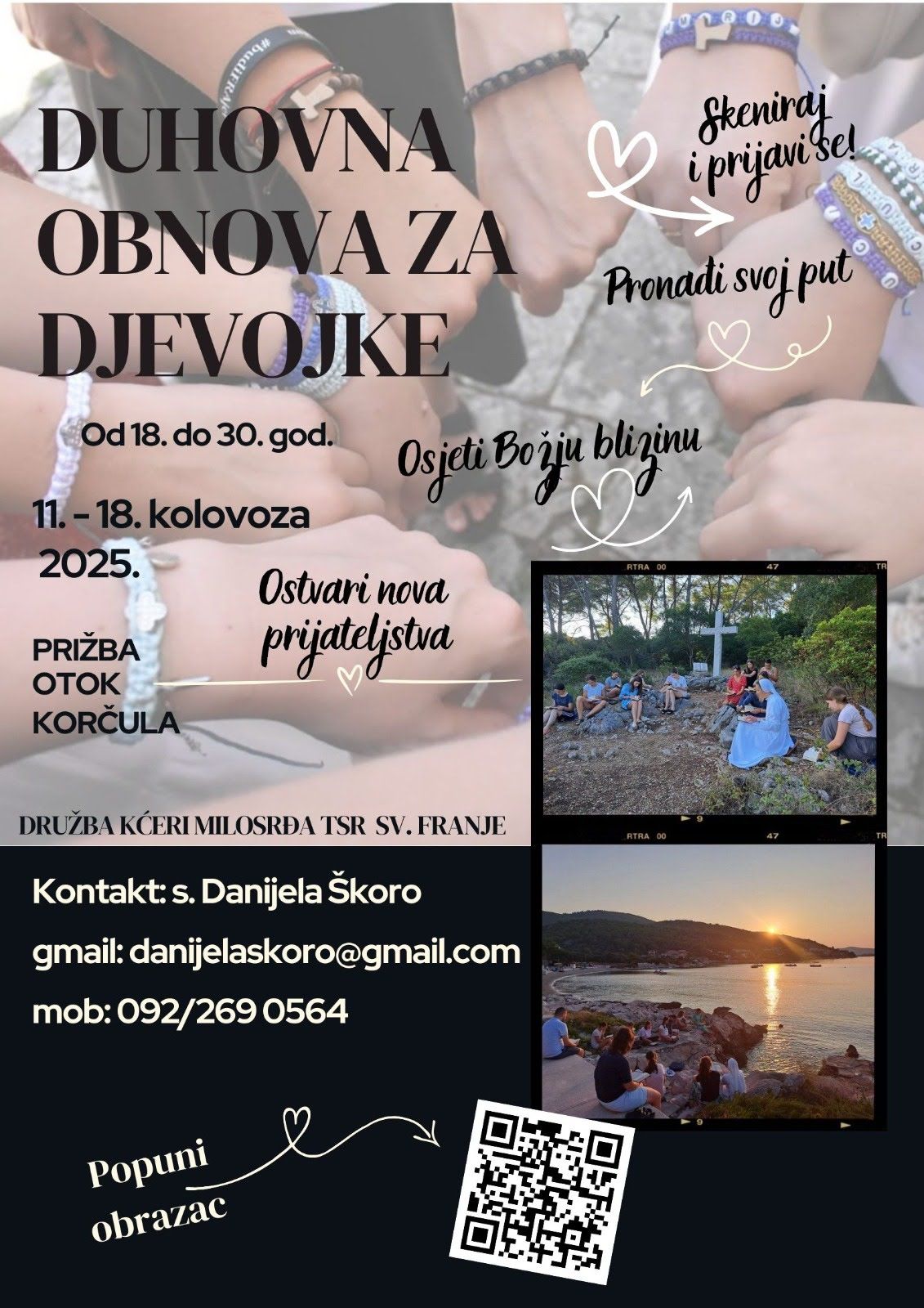 Duhovna obnova - djevojke studentice i zaposlene Duhovna obnova - djevojke studentice i zaposlene