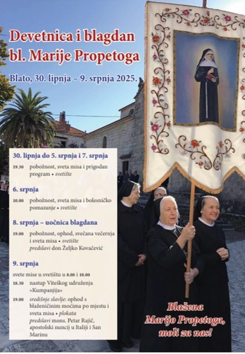 Devetnica u čast bl. Mariji Petković Devetnica u čast bl. Mariji Petković